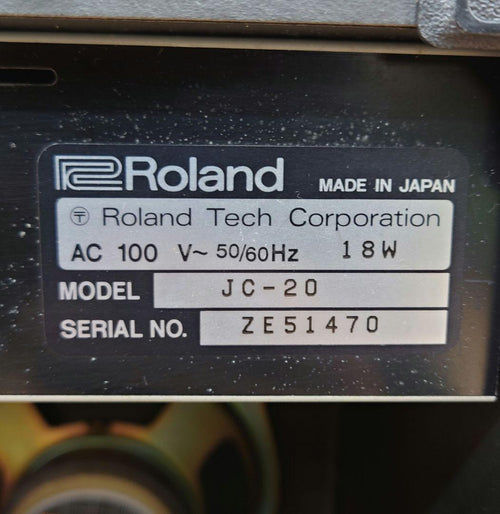 Roland Guitar Amplifier Jc-20