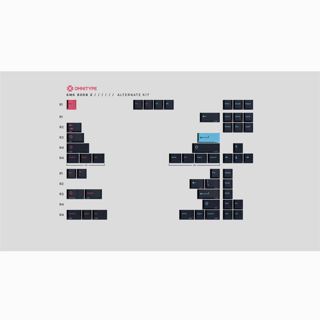 Keycaps Gmk 80082 Bl00 Alternate Kit