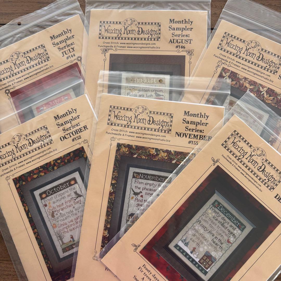 Patterns Samples Waxing Moon Designs 6 7 12