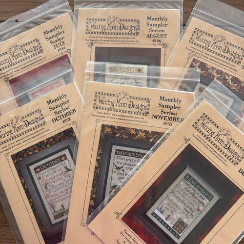 Patterns Samples Waxing Moon Designs 6 7 12