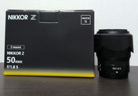 Nikon Prime Lenses Nikkor Z F/1.8 S