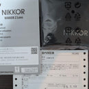Nikon Prime Lenses Nikkor Z F/1.8 S