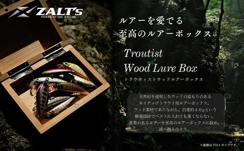 Device (Zalt'S) Troutist Wood Lure Box W110 D80 H32Mm