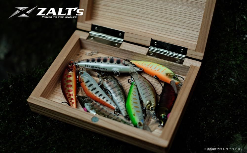 Device (Zalt'S) Troutist Wood Lure Box W110 D80 H32Mm