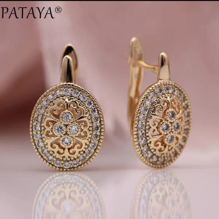 Earrings (For Both Ears) X100 K18 S925