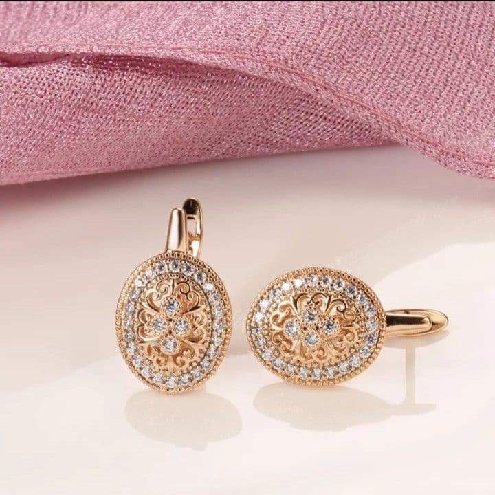 Earrings (For Both Ears) X100 K18 S925