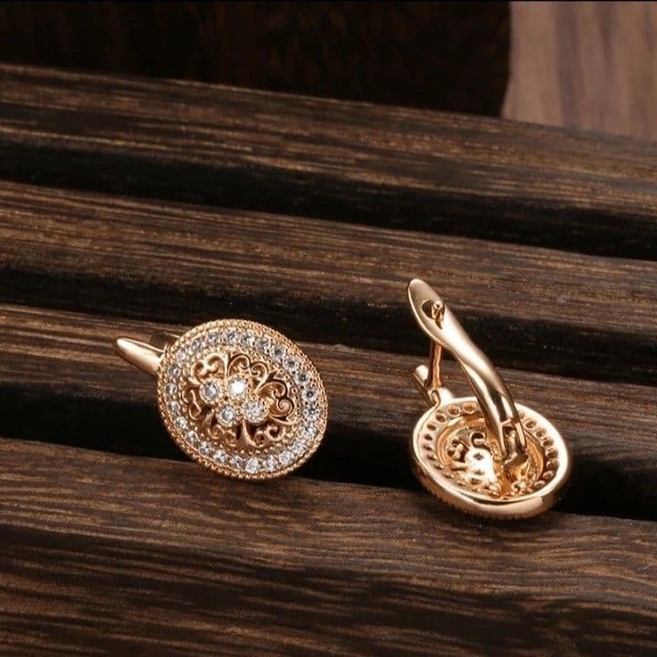 Earrings (For Both Ears) X100 K18 S925