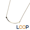 Tiffany Necklace T K18 Pg750 2.9G 684562 13 41 46Cm/Top 3.2 0.3Cm S