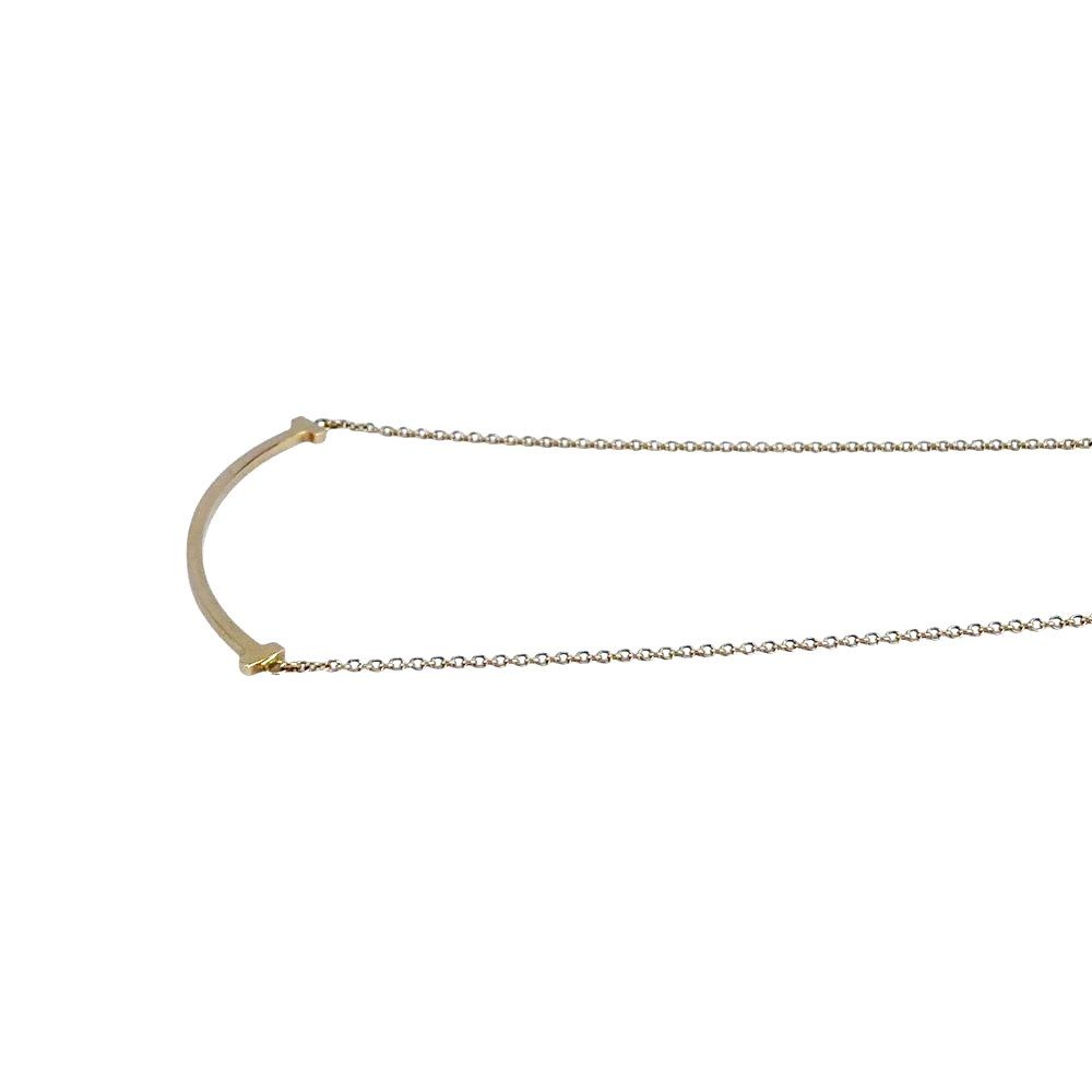 Tiffany Necklace T K18 Pg750 2.9G 684562 13 41 46Cm/Top 3.2 0.3Cm S
