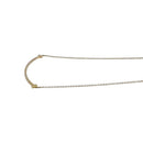 Tiffany Necklace T K18 Pg750 2.9G 684562 13 41 46Cm/Top 3.2 0.3Cm S