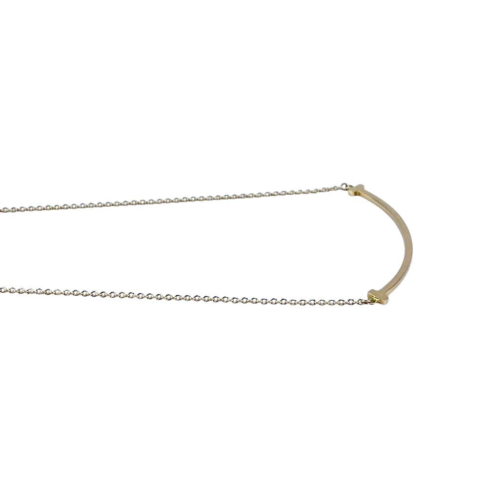 Tiffany Necklace T K18 Pg750 2.9G 684562 13 41 46Cm/Top 3.2 0.3Cm S