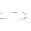 Tiffany Necklace T K18 Pg750 2.9G 684562 13 41 46Cm/Top 3.2 0.3Cm S