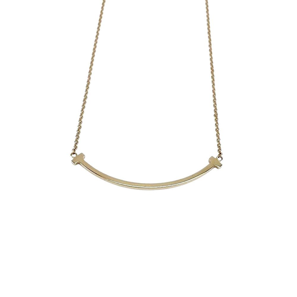 Tiffany Necklace T K18 Pg750 2.9G 684562 13 41 46Cm/Top 3.2 0.3Cm S