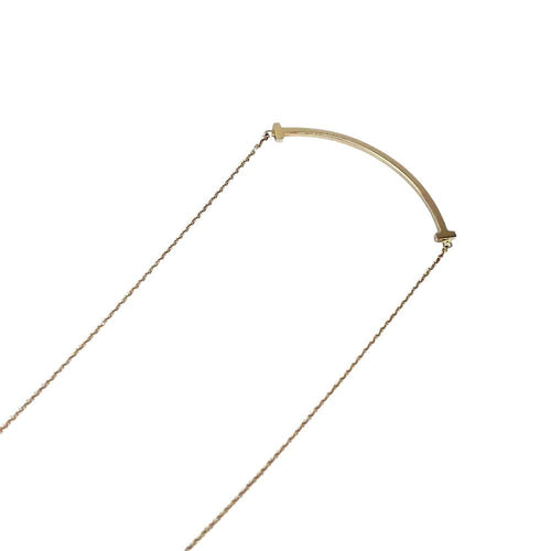 Tiffany Necklace T K18 Pg750 2.9G 684562 13 41 46Cm/Top 3.2 0.3Cm S