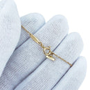 Tiffany Necklace T K18 Pg750 2.9G 684562 13 41 46Cm/Top 3.2 0.3Cm S