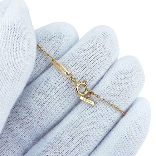 Tiffany Necklace T K18 Pg750 2.9G 684562 13 41 46Cm/Top 3.2 0.3Cm S