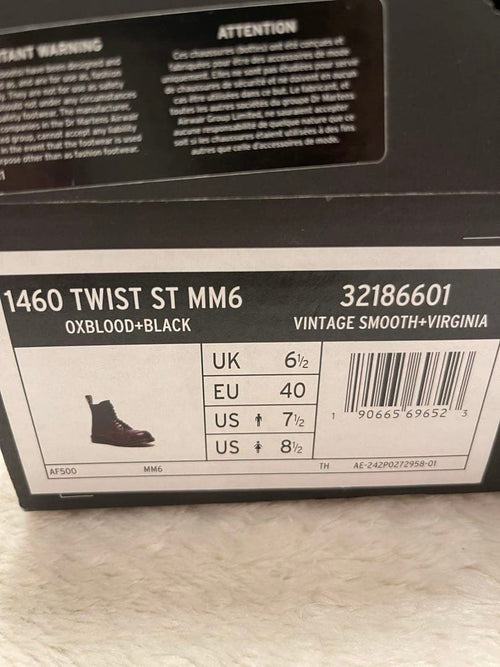 Mm6 Maison Margiela Work Boots Dr.Martens 1460 8