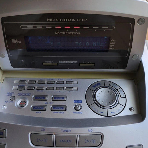 Cd, Md Cassette Decks Panasonic Cobra Top Rx-Mdx3