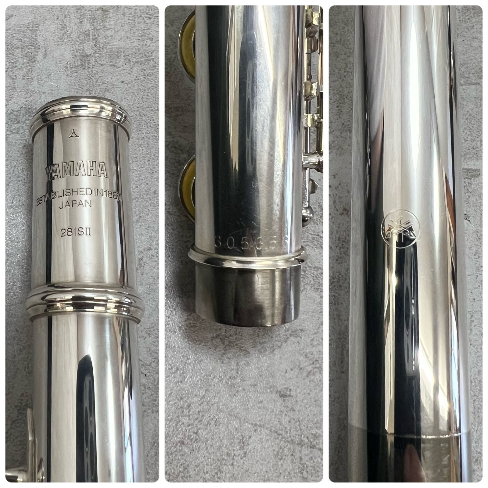 Yamaha Flute Body Yfl-281S 30 Silverplate
