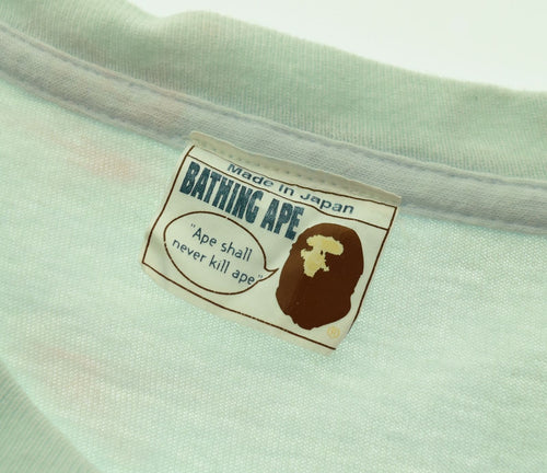 A Bathing Ape T -Shirt 90'S 00'S College Logo Tee 90 Y2K 103Mt-4757