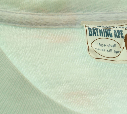 A Bathing Ape T -Shirt 90'S 00'S College Logo Tee 90 Y2K 103Mt-4757