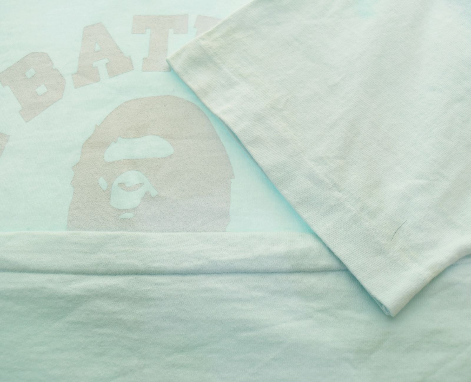 A Bathing Ape T -Shirt 90'S 00'S College Logo Tee 90 Y2K 103Mt-4757