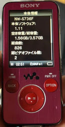 Other Sony Walkman Nw-S765 Nw-S736F
