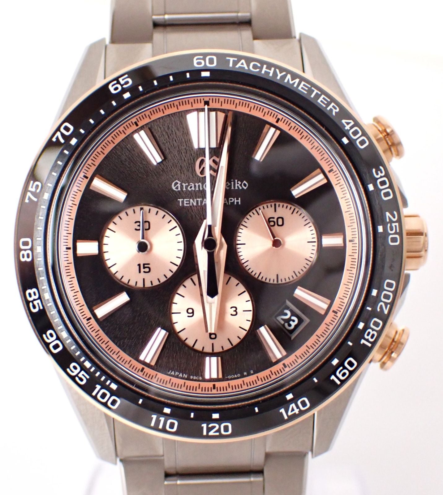 Grand Seiko Automatic Winding Clock 60 9 9Sc5-00C0/Slgc004 Ti/Pg At