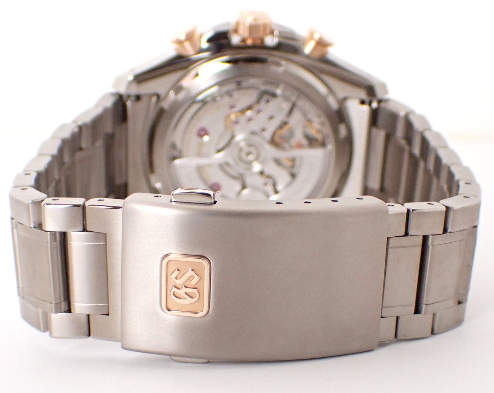 Grand Seiko Automatic Winding Clock 60 9 9Sc5-00C0/Slgc004 Ti/Pg At