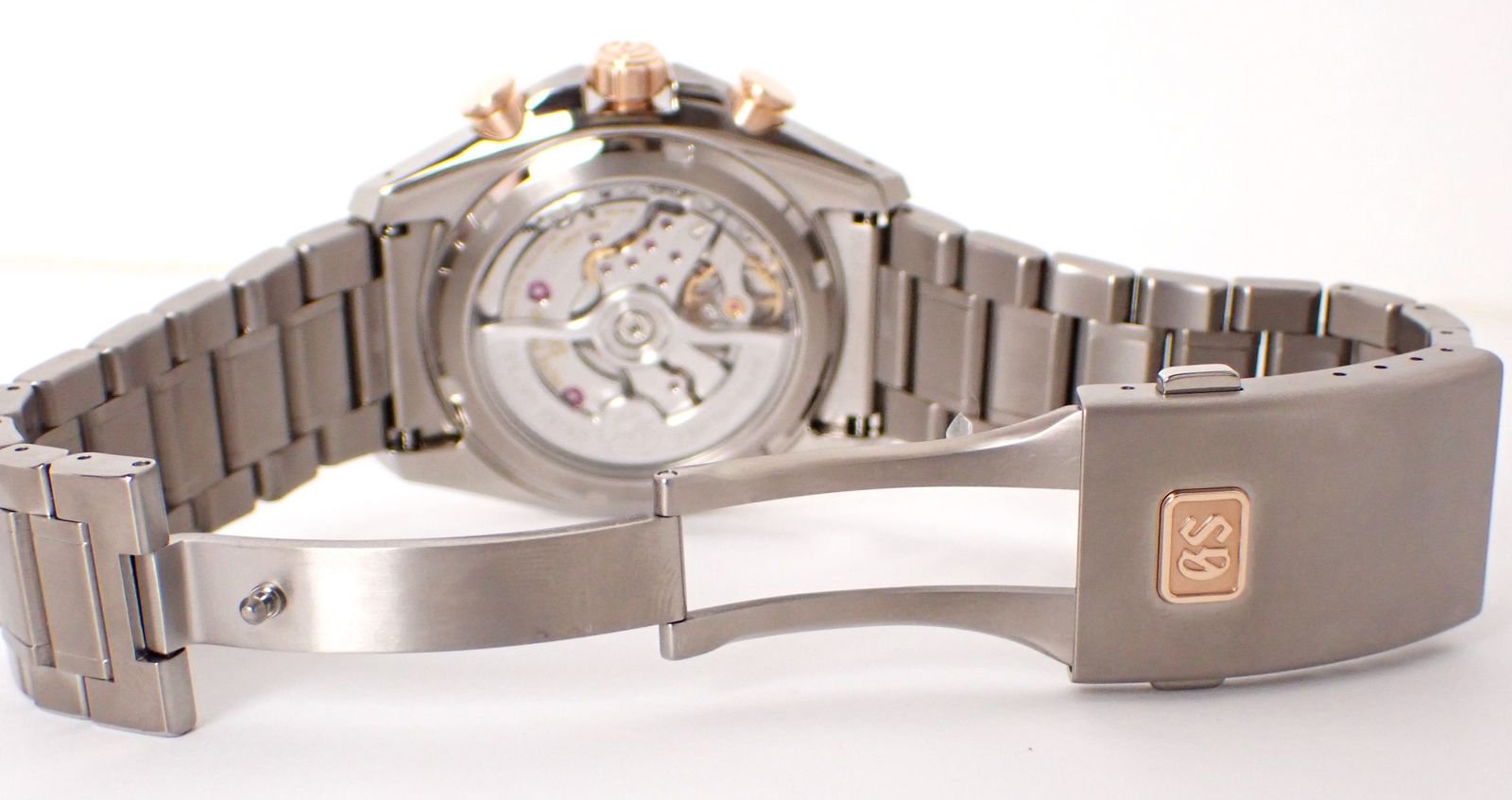 Grand Seiko Automatic Winding Clock 60 9 9Sc5-00C0/Slgc004 Ti/Pg At