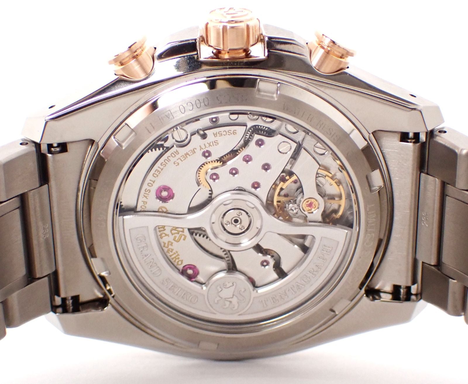 Grand Seiko Automatic Winding Clock 60 9 9Sc5-00C0/Slgc004 Ti/Pg At