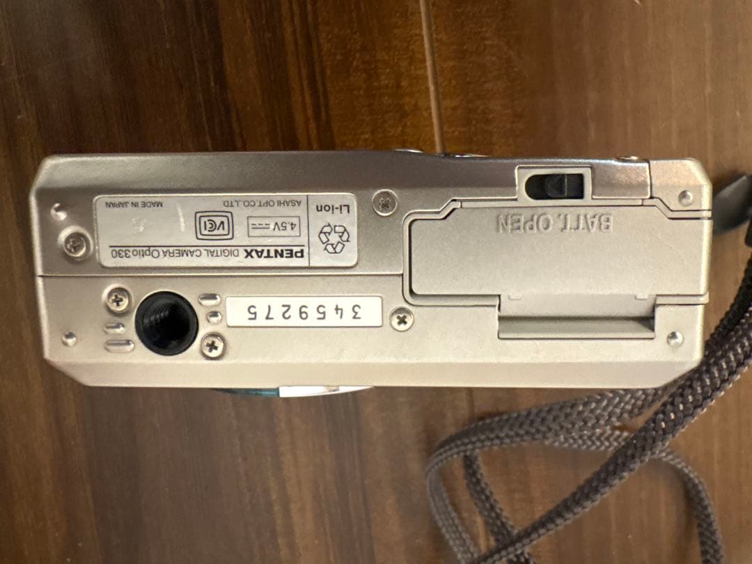 Pentax Compact Digital Cameras Optio 330