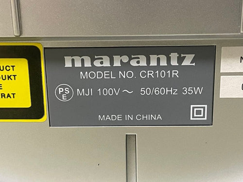 Marantz Cd, Md Cassette Decks Cr101R