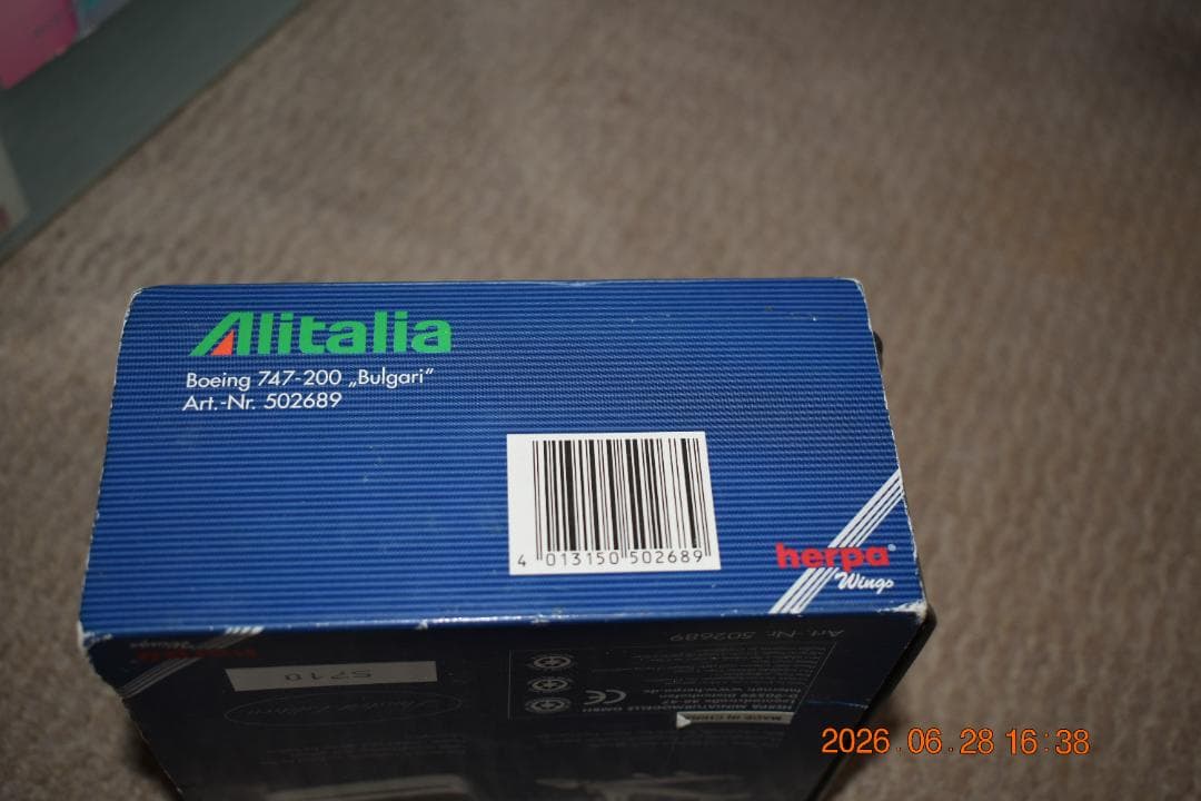 Herpa Wings Aircraft Helicopters Alitalia B747-200