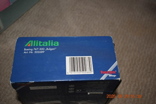 Herpa Wings Aircraft Helicopters Alitalia B747-200