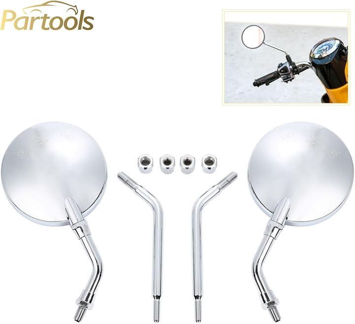Mirror Partools Zii Z2 M10 Honda Kawasaki Yamaha Suzuki Gs400 (Small))