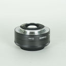 Canon Lens (Single Focus) Ef-M22Mm F2 Stm Ef-M