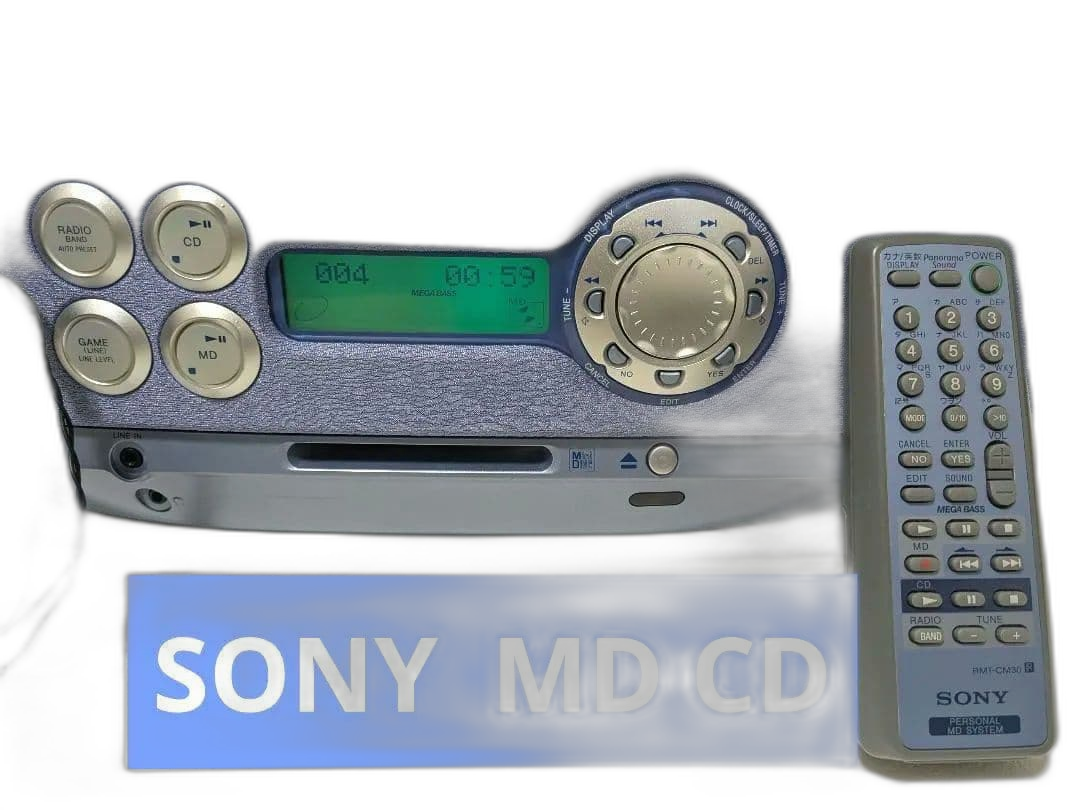 Sony Cd Md Cassette Deck Zs-M30 Cd/Md
