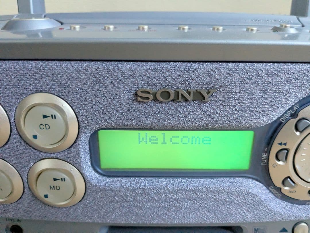 Sony Cd Md Cassette Deck Zs-M30 Cd/Md