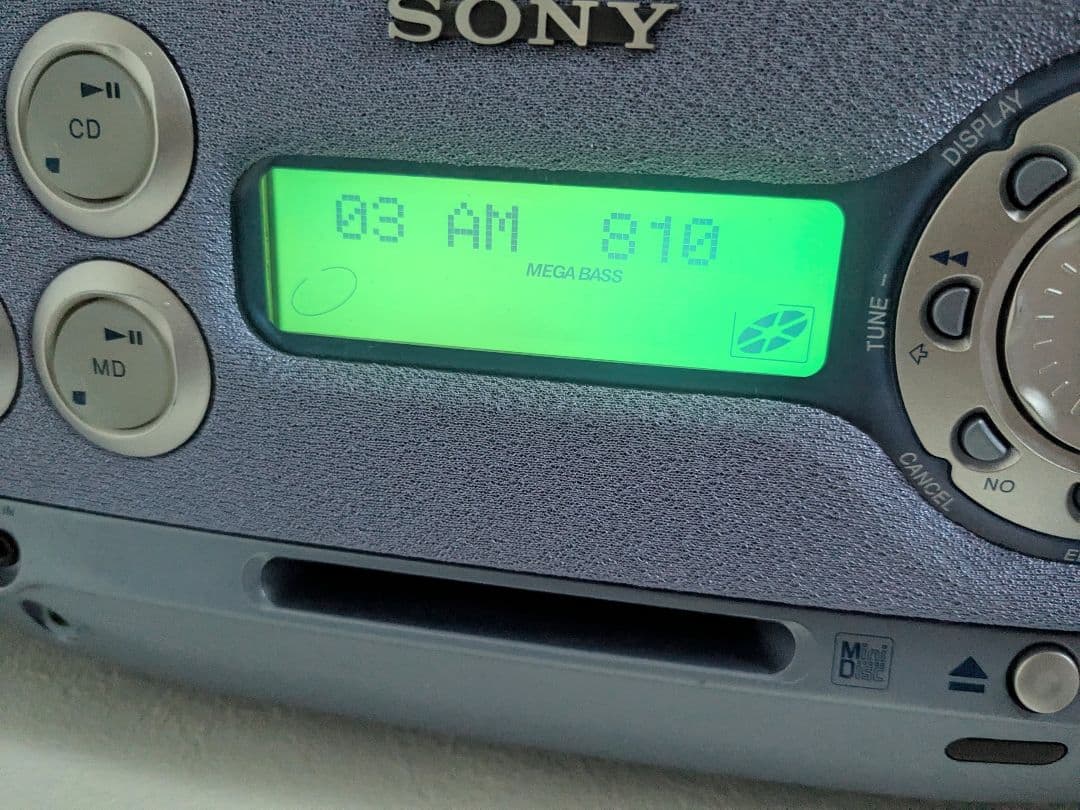 Sony Cd Md Cassette Deck Zs-M30 Cd/Md