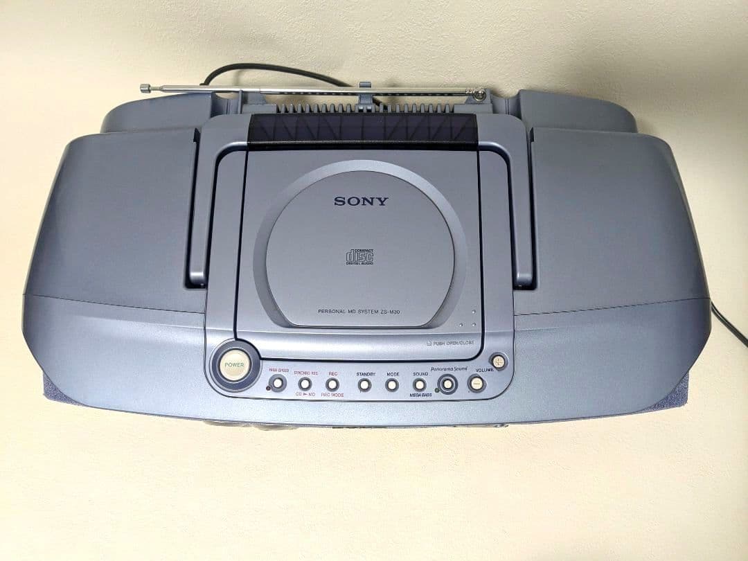 Sony Cd Md Cassette Deck Zs-M30 Cd/Md