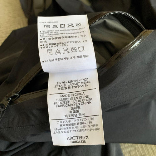 Arc'Teryx Nylon Jackets Zeta Sl Jacket