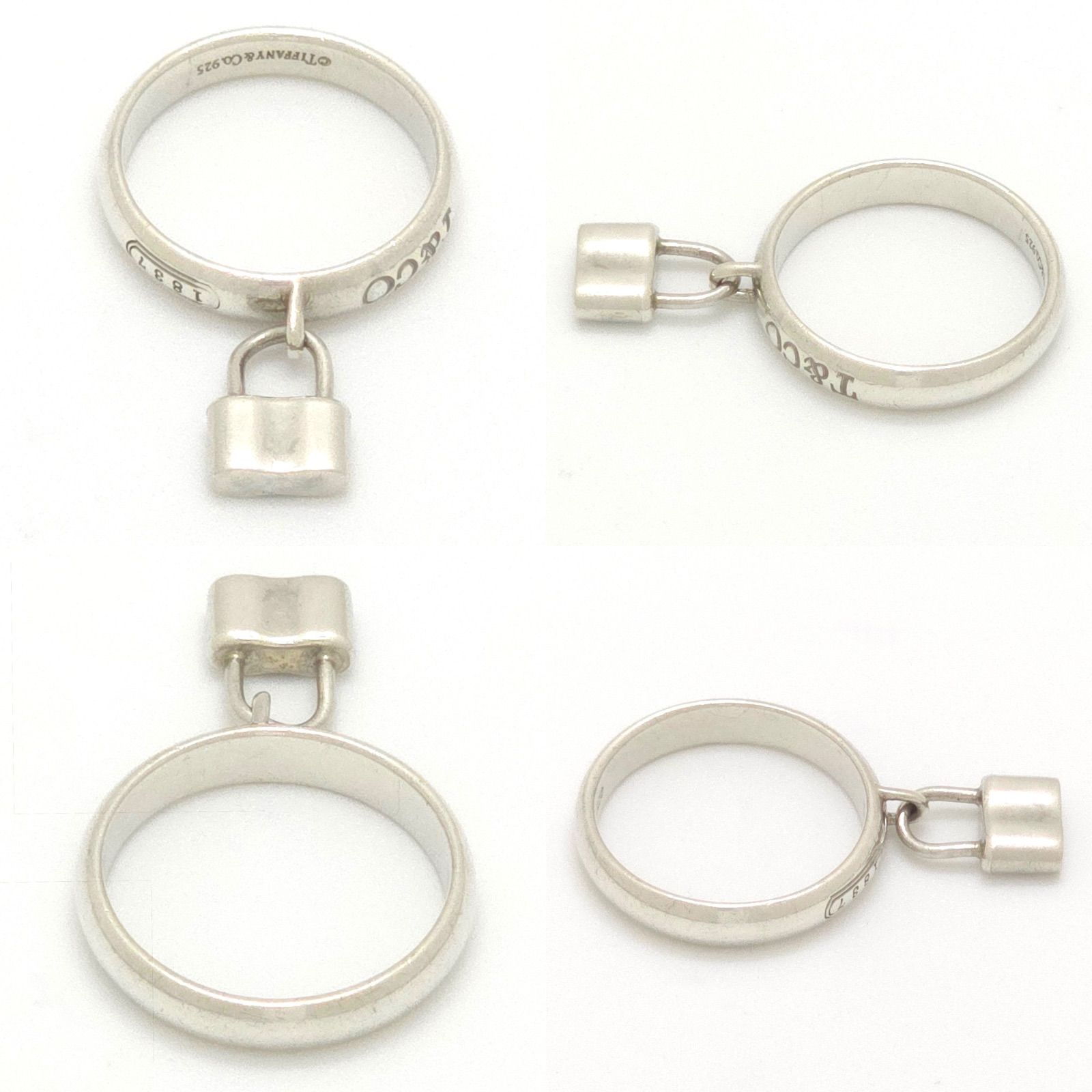 Tiffany Ring Tiffany&Co. 1837 12.5 Sv925 3.66G