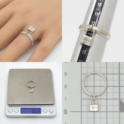 Tiffany Ring Tiffany&Co. 1837 12.5 Sv925 3.66G