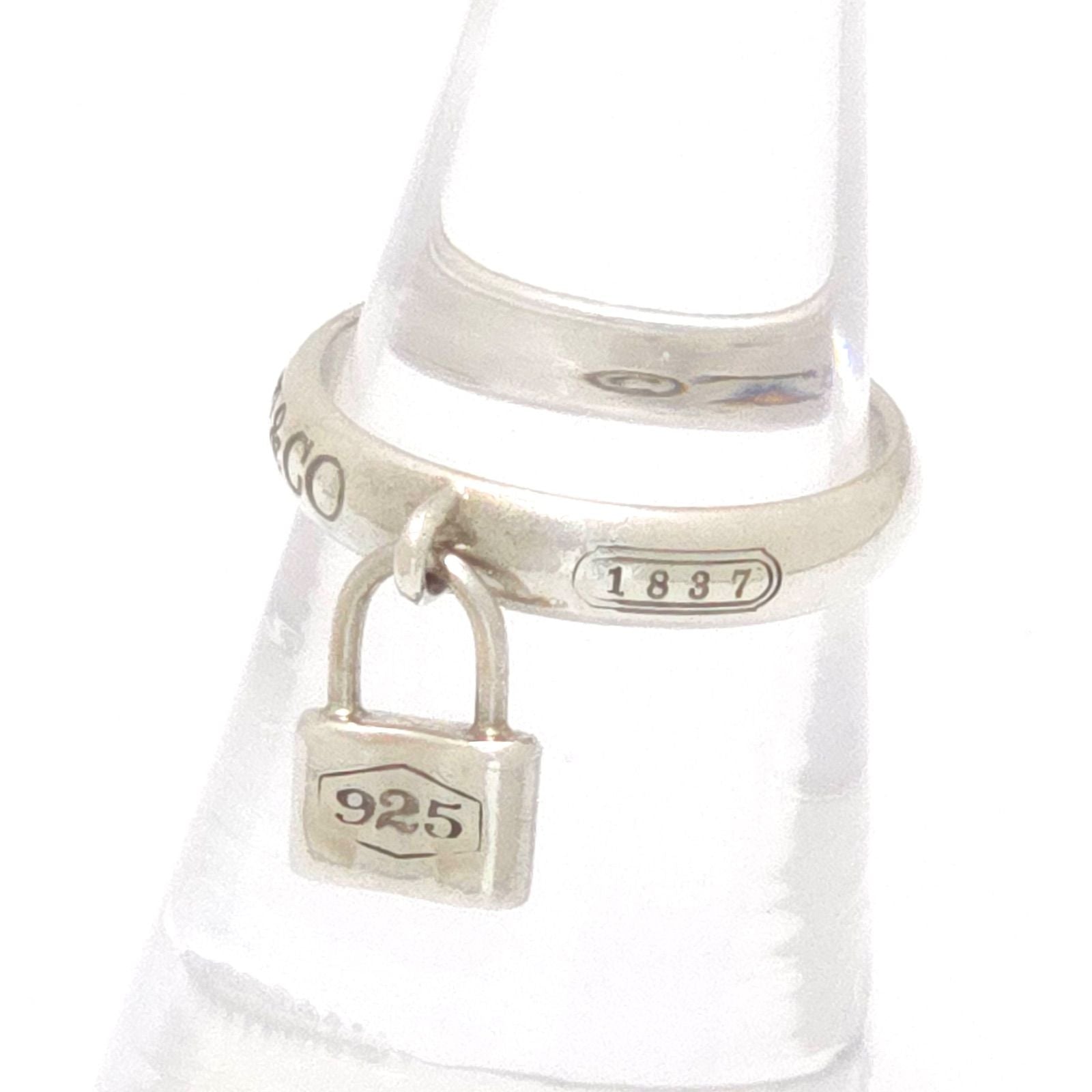 Tiffany Ring Tiffany&Co. 1837 12.5 Sv925 3.66G