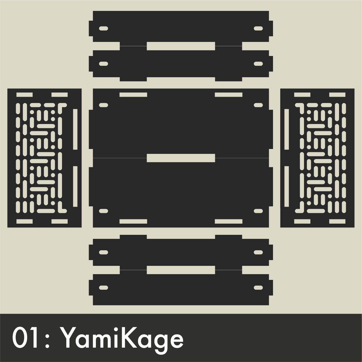 Modular Synthesizer Takazudo Zudo-Block-40 Lite 01:Yamikage-Lite