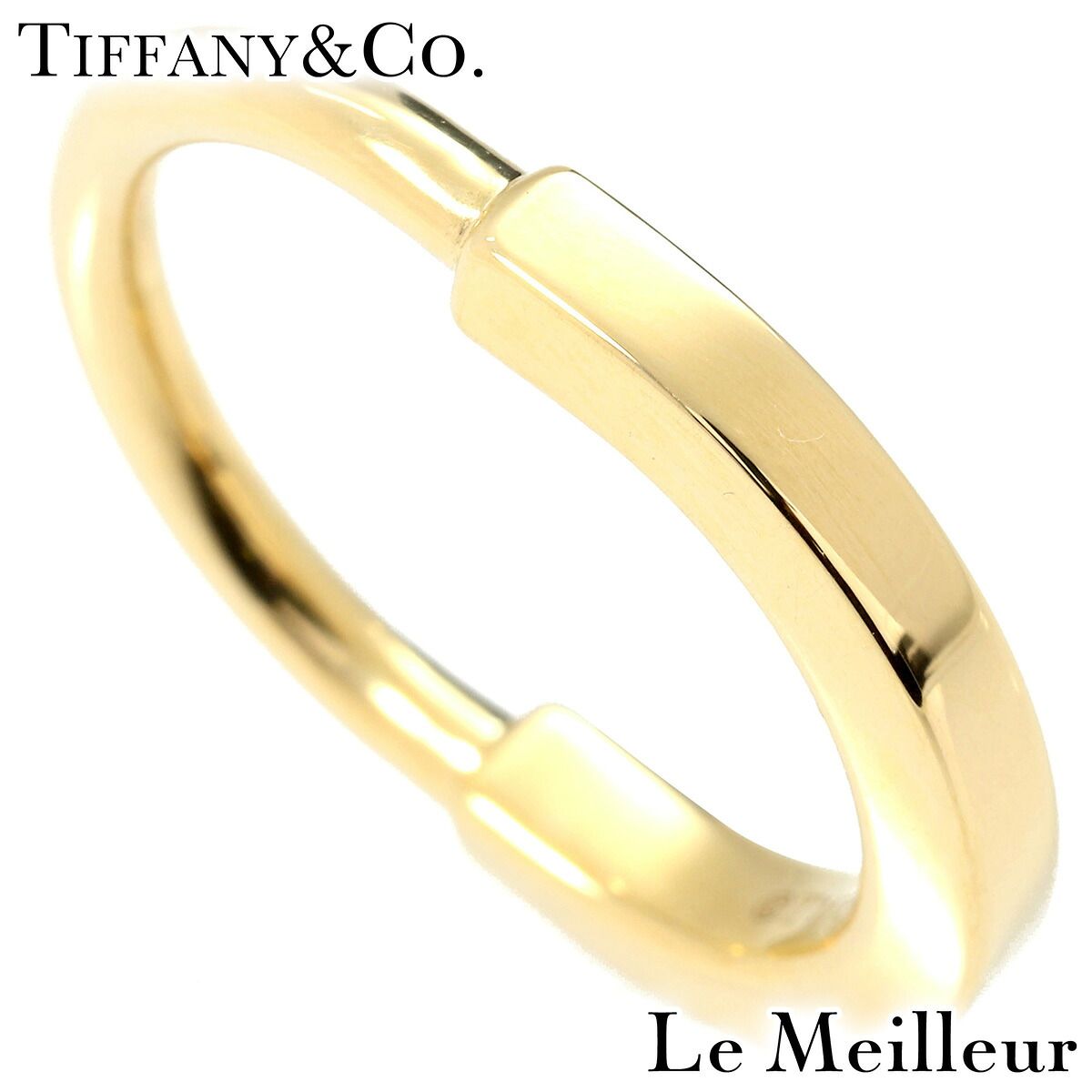 Tiffany Ring Tiffany&Co. K18Yg 6.5 Ok