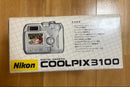 Nikon Compact Digital Camera Coolpix 3100