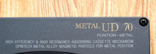 Maxell Cassette Tapes Metal Ud 70