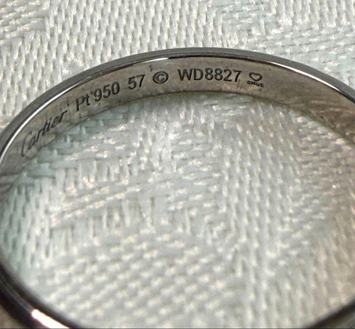 Cartier Rings Pt950 57 16